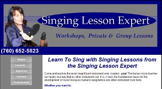 Singing Lesson Expert website
